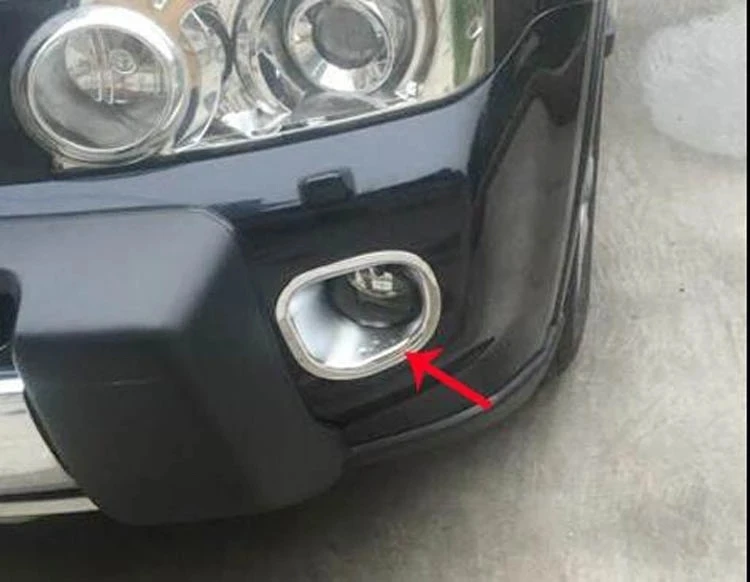 Front Head Fog Light Lamp Cover Chrome for Nissan 2008-2010 2011 X-Trail X Trail Fog Light Cover Trim Car-Styling Accessories
Front Head Fog Light Lamp Cover Chrome for Nissan 2008-2010 2011 X-Trail X Trail Fog Light Cover Trim Car-Styling Accessories