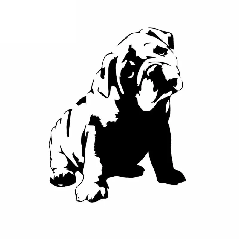 Car Sticker Fashion Fun British Bulldog PVC Applique Dog Pet Animal Car Sticker Art Deco Accessories Black/White, 15cm*12cm 
Car Sticker Fashion Fun British Bulldog PVC Applique Dog Pet Animal Car Sticker Art Deco Accessories Black/White, 15cm*12cm
