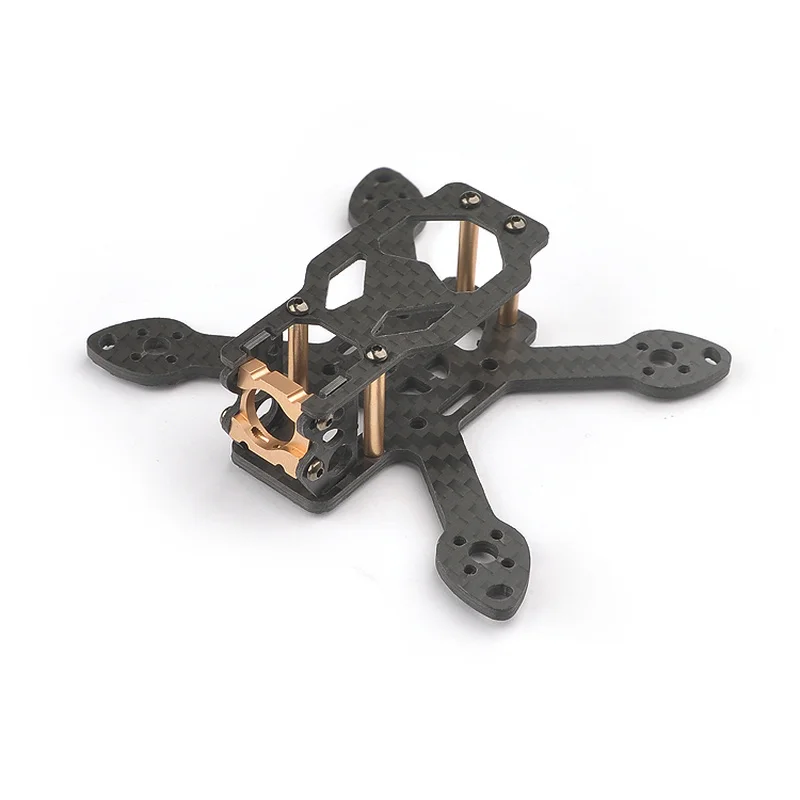 Happymodel Toad 90 мм 3K из чистого углеродного волокна с ЧПУ алюминиевой рамой FPV комплект