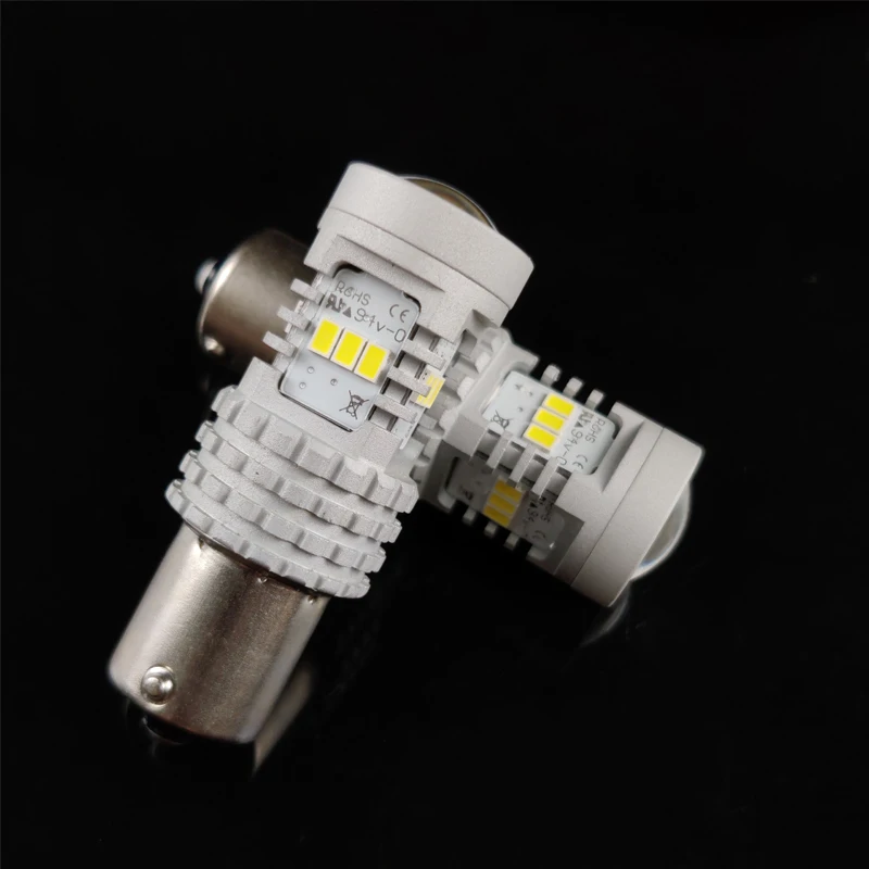 2Pces 1156 12V Brightness LED P21W BA15S LED Lamp 3020 Chips White Reverse Light For Daytime Running Light DRL Lamp14SMD 1400LM
2Pces 1156 12V Brightness LED P21W BA15S LED Lamp 3020 Chips White Reverse Light For Daytime Running Light DRL Lamp14SMD 1400LM