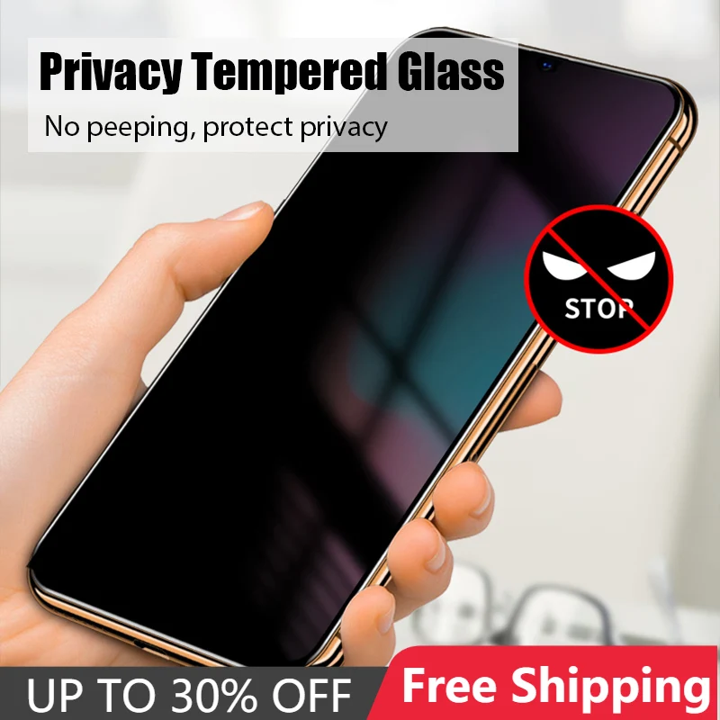 

9D Anti-Spy Tempered Glass for Samsung A50 A70 A40 A30 A20 A10 Privacy Screen Protector on Galaxy A10e A20e A10S A20S A30S A50S