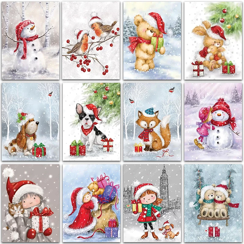 5D DIY Diamond Painting Kit Christmas Fox Tatty Teddy bear Full Square&Round mosaic embroidery Cross stitch Paint home decor Art
5D DIY Diamond Painting Kit Christmas Fox Tatty Teddy bear Full Square&Round mosaic embroidery Cross stitch Paint home decor Art