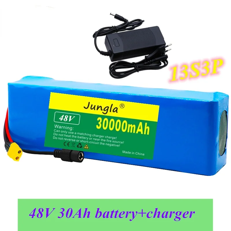 13S3P 48v lithium Li-ion battery 48v 30Ah 1000w 13S3P li-ion Battery Pack 54.6v E-bike Electric bicycle Scooter with BMS+charger
13S3P 48v lithium Li-ion battery 48v 30Ah 1000w 13S3P li-ion Battery Pack 54.6v E-bike Electric bicycle Scooter with BMS+charger