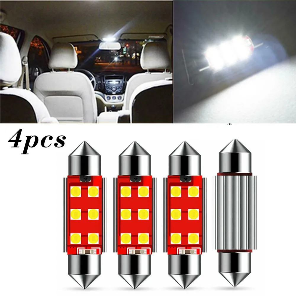 4pcs 41mm LED Car Bulb Interior Map Dome Trunk License Plate Light Kit Cars License Plate Interior Reading Light
4pcs 41mm LED Car Bulb Interior Map Dome Trunk License Plate Light Kit Cars License Plate Interior Reading Light