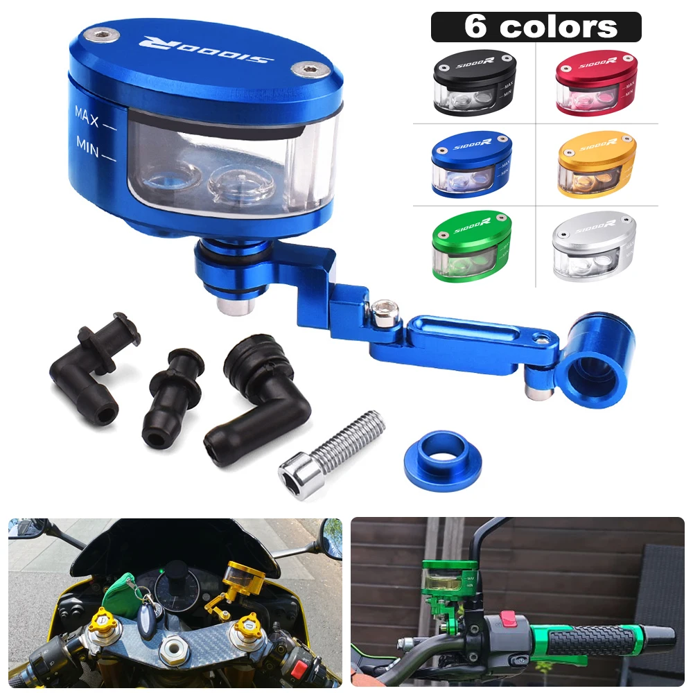 CNC Motorcycle Brake Fluid oil Reservoir Cup For BMW S1000R S1000XR S1000RR S1000 R XR RR 2015 2016 2017 2018 2019 2020 2021
CNC Motorcycle Brake Fluid oil Reservoir Cup For BMW S1000R S1000XR S1000RR S1000 R XR RR 2015 2016 2017 2018 2019 2020 2021