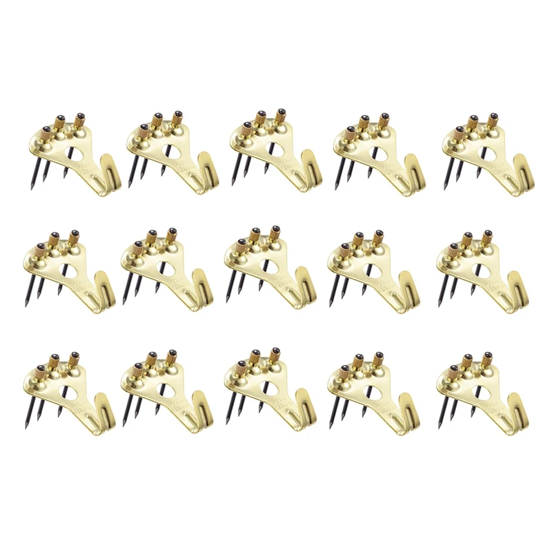 15Pack 100 Lbs Picture Frame Hangers Hooks with Nails Picture Hanging Hooks Heavy Mirror Hanging Kit
15Pack 100 Lbs Picture Frame Hangers Hooks with Nails Picture Hanging Hooks Heavy Mirror Hanging Kit