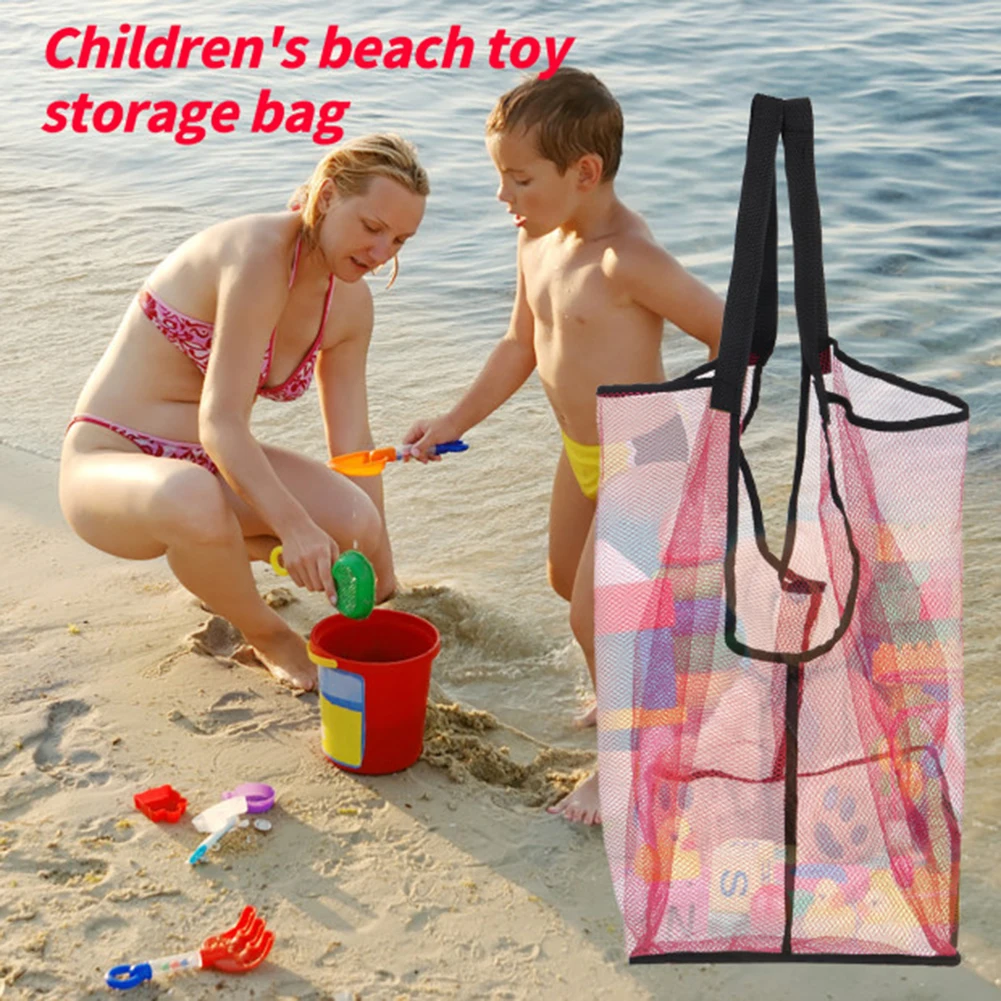 Large Capacity Sand Free Mesh Bag Children's Beach Toy Storage Bag Clothes Towel Beach Net Bag Beach Tool Bags
Large Capacity Sand Free Mesh Bag Children's Beach Toy Storage Bag Clothes Towel Beach Net Bag Beach Tool Bags