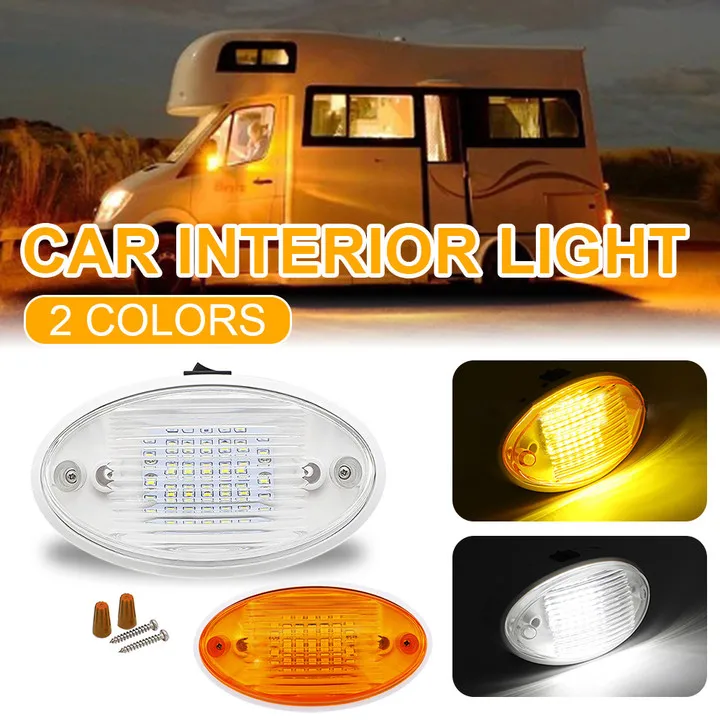 Sale 12V Car Interior Light Ceiling Dome Reading Light with Toggle Switch for Camper Caravan Motorhome Marine Boat Universal
Sale 12V Car Interior Light Ceiling Dome Reading Light with Toggle Switch for Camper Caravan Motorhome Marine Boat Universal