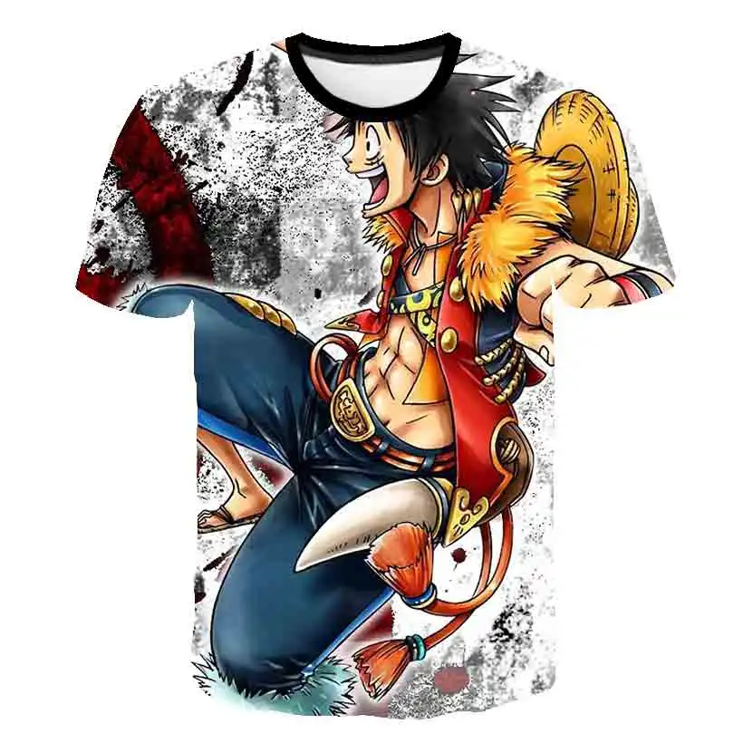 Cotton Anime Luffy T Shirt Kids Boys Kawaii Summer Tshirts 3D Print Short Sleeve Children Clothing Tee Children Boys Girls Tops 
Cotton Anime Luffy T Shirt Kids Boys Kawaii Summer Tshirts 3D Print Short Sleeve Children Clothing Tee Children Boys Girls Tops