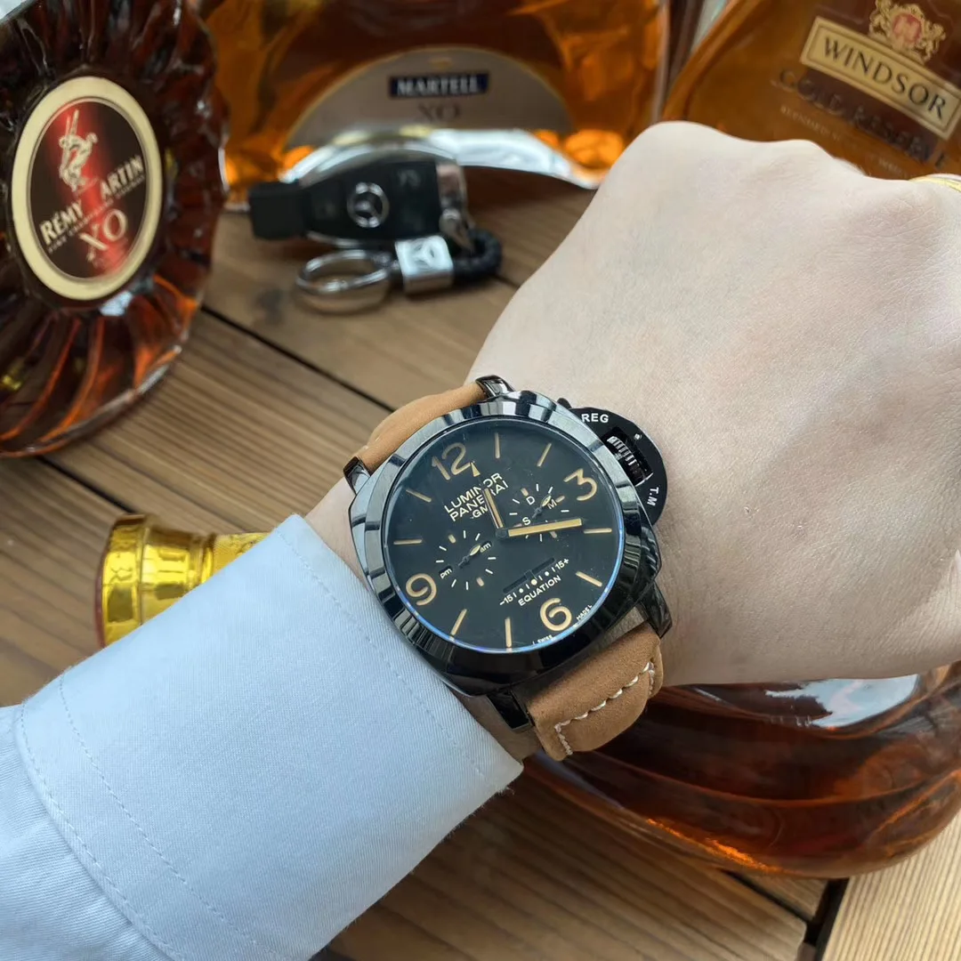 Luminor Men's Mechanical Watch Top Quality Brand Automatic Wristwatches Multifunctional Waterproof Timepieces Wholesale
Luminor Men's Mechanical Watch Top Quality Brand Automatic Wristwatches Multifunctional Waterproof Timepieces Wholesale