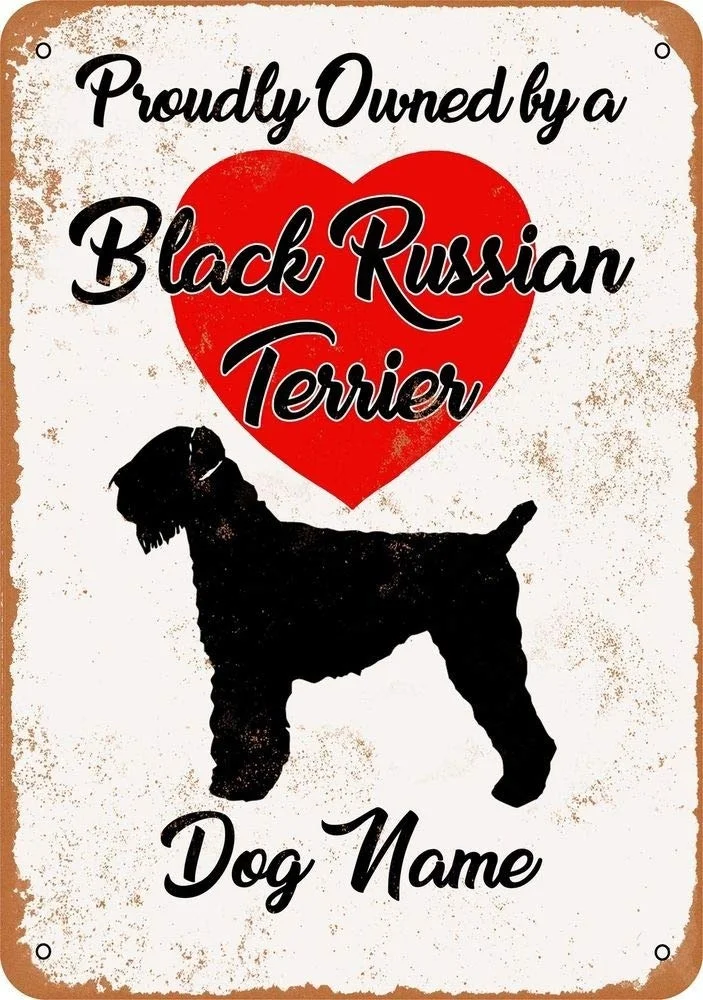 Black Russian Terrier Car Retro tin sign nostalgic ornament metal poster garage art deco bar cafe shop
Black Russian Terrier Car Retro tin sign nostalgic ornament metal poster garage art deco bar cafe shop
