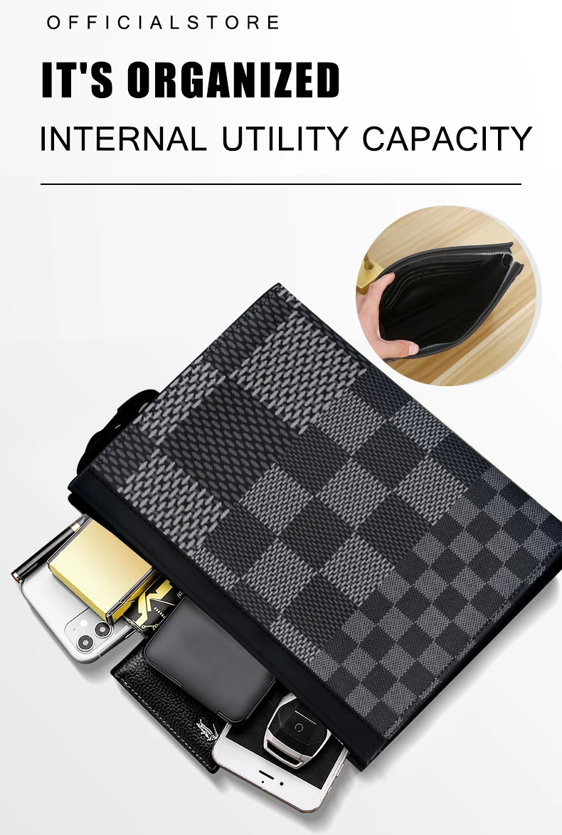 European and American women's leather briefcase, clutch, high-quality business temperament, large-capacity handbag
European and American women's leather briefcase, clutch, high-quality business temperament, large-capacity handbag