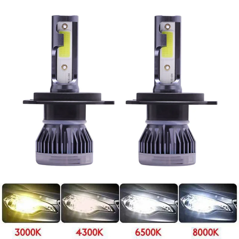 2019 New 2PCS H7 LED 12000LM/PAIR Mini Car Headlight Bulbs H1 LED H7 H8 H4 H11 Headlamps Kit 9005 HB3 9006 HB4 Auto LED Lamps
2019 New 2PCS H7 LED 12000LM/PAIR Mini Car Headlight Bulbs H1 LED H7 H8 H4 H11 Headlamps Kit 9005 HB3 9006 HB4 Auto LED Lamps
