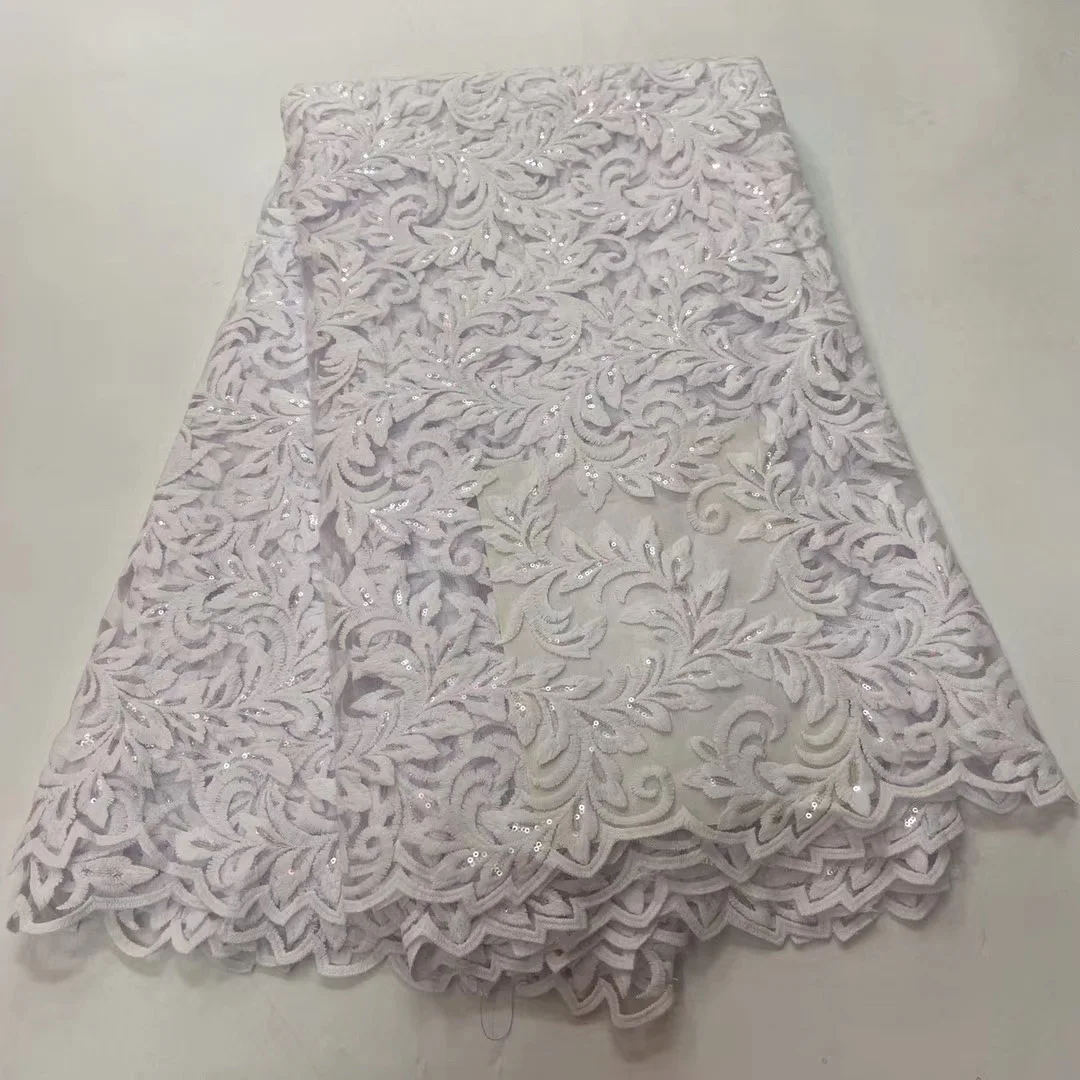 Nigeria Lace Fabric 2020 Latest High Quality Lace Embroidery Tulle African Sequin Lace Fabric R3982
Nigeria Lace Fabric 2020 Latest High Quality Lace Embroidery Tulle African Sequin Lace Fabric R3982