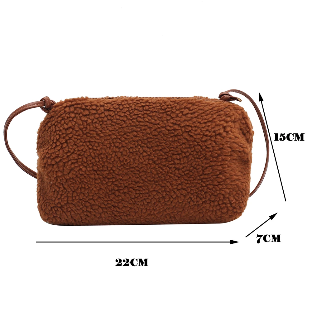 Fashion Exquisite Shopping Bag Simple Fleece Shoulder Crossbody Bag Women Solid Zipper Daily Clutch Money Purse
Fashion Exquisite Shopping Bag Simple Fleece Shoulder Crossbody Bag Women Solid Zipper Daily Clutch Money Purse