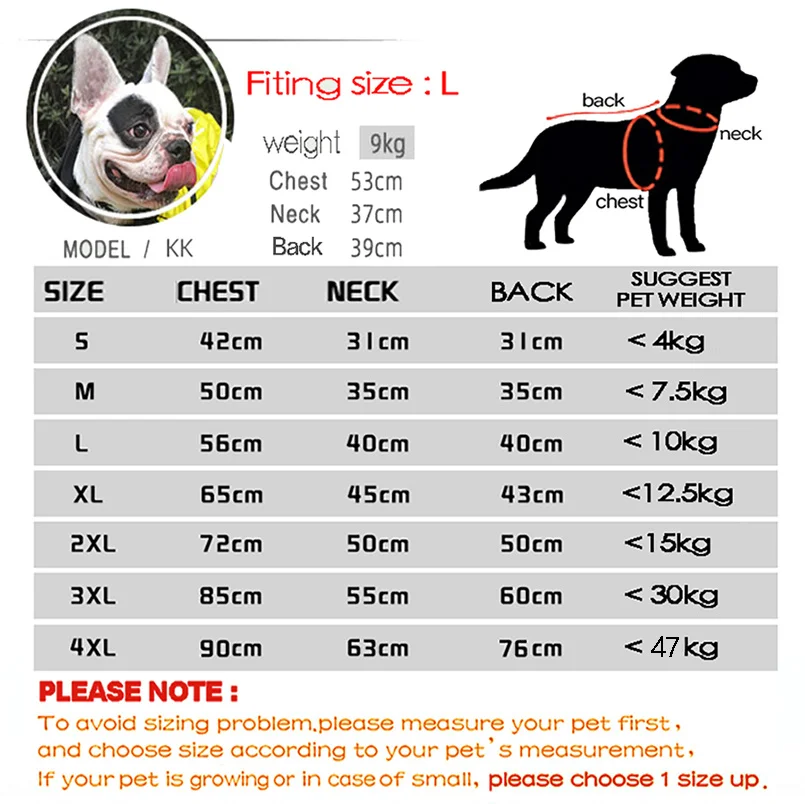 Pet Dog Waterproof Coat The Dog Face Pet Clothes Outdoor Jacket Dog Raincoat Reflective Clothes For Small Medium Large Dogs
Pet Dog Waterproof Coat The Dog Face Pet Clothes Outdoor Jacket Dog Raincoat Reflective Clothes For Small Medium Large Dogs