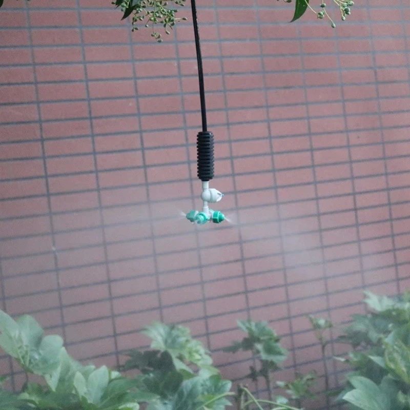 20 Pcs Fogger and Cross Misting Sprinkler with Anti-Drip and 1/4 Inch Single Barb Connector Hanging Sprinkler Garden Irrigation
20 Pcs Fogger and Cross Misting Sprinkler with Anti-Drip and 1/4 Inch Single Barb Connector Hanging Sprinkler Garden Irrigation