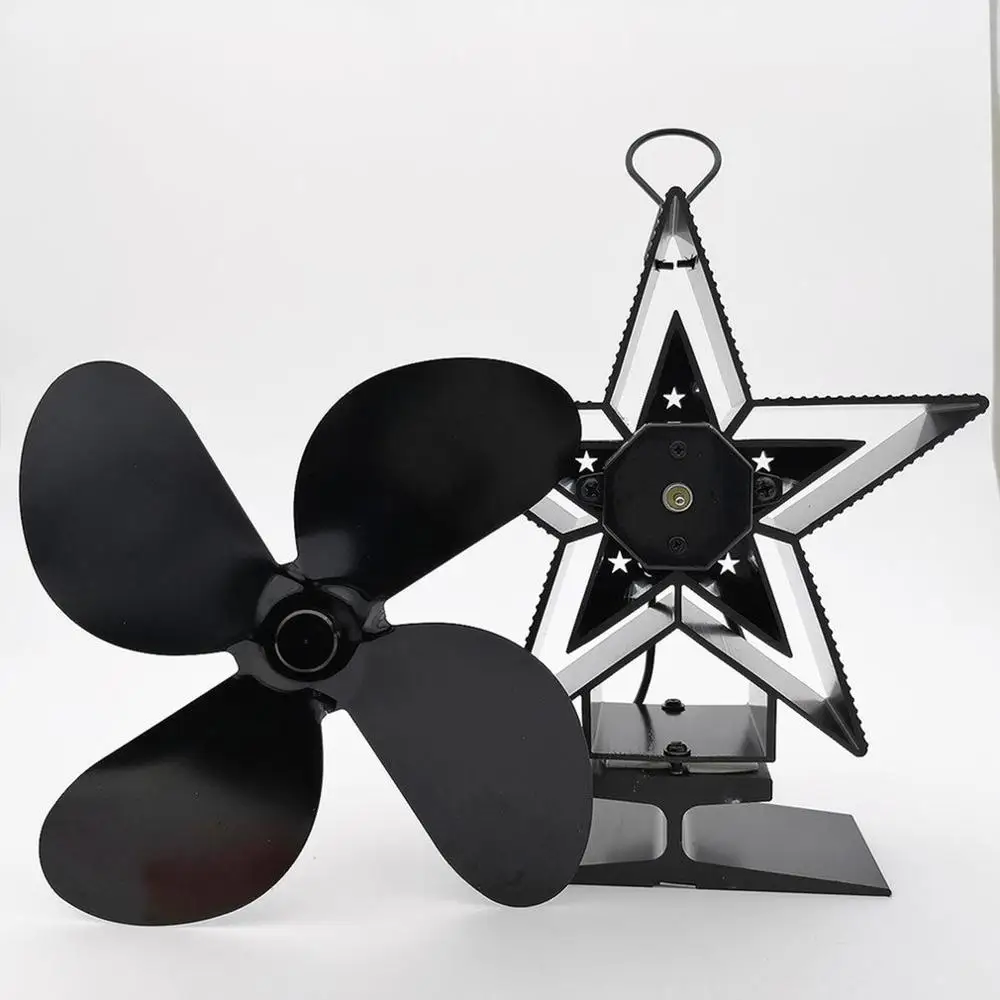 Premium Fireplace Thermodynamic Fan Alumina Fan Blade Ultra Quiet Warm Fireplace Fan Thermal Power Fan 4-Blade Stove Fan
Premium Fireplace Thermodynamic Fan Alumina Fan Blade Ultra Quiet Warm Fireplace Fan Thermal Power Fan 4-Blade Stove Fan