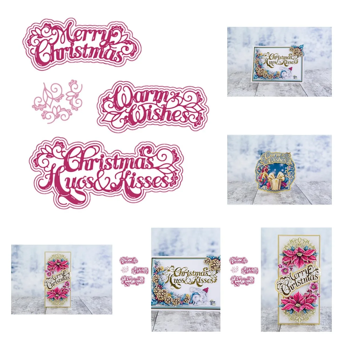 Christmas Series Art Words Metal Cutting Dies for DIY Scrapbooking Crafts Dies Cut Stencils Maker Photo Album Template Handmade
Christmas Series Art Words Metal Cutting Dies for DIY Scrapbooking Crafts Dies Cut Stencils Maker Photo Album Template Handmade