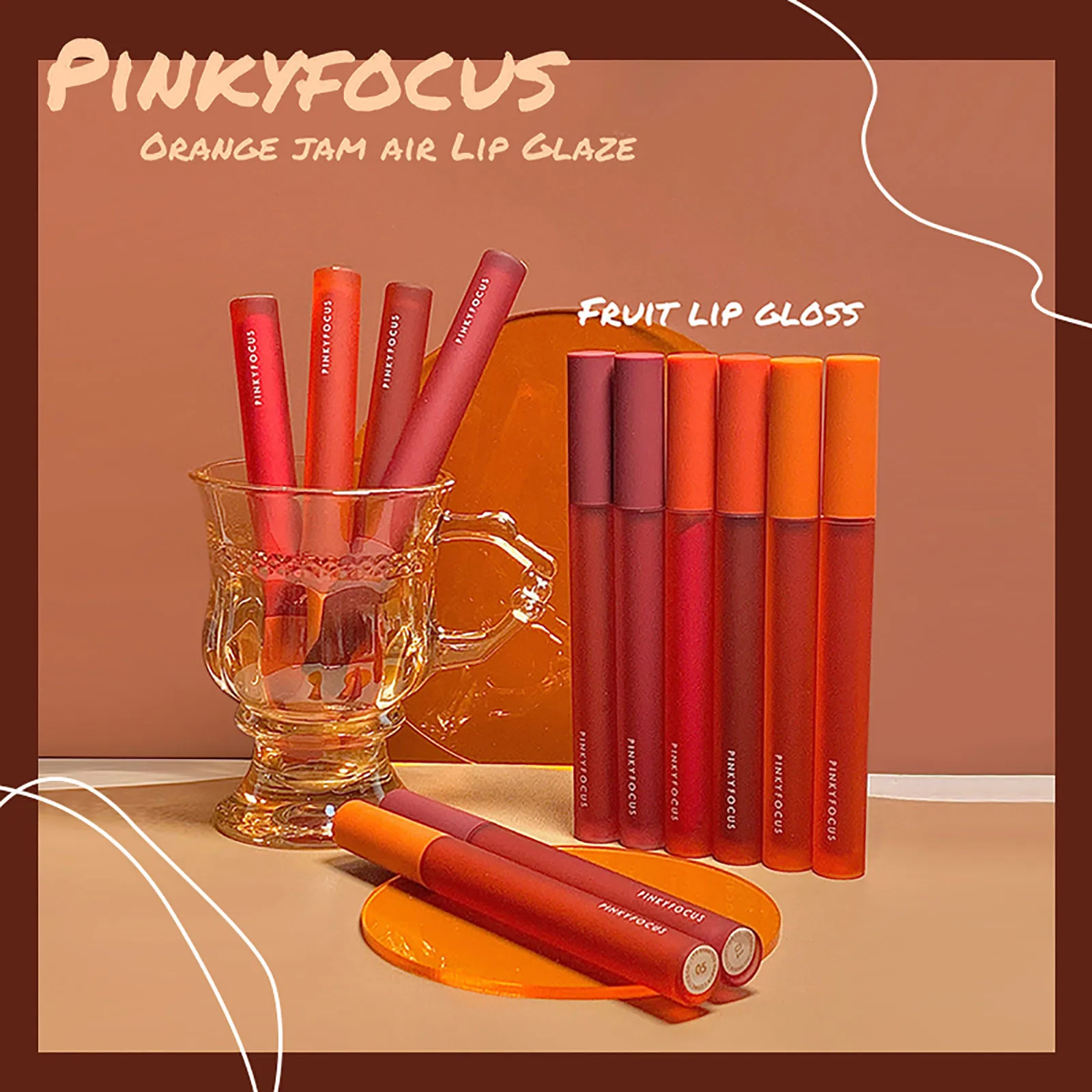 Liquid Lipstick Matte Lip Gloss Cosmetics Lightweight Lip Glaze Long Lasting Lip Tint Waterproof 6 Colors Lips Makeup Lipsticks
Liquid Lipstick Matte Lip Gloss Cosmetics Lightweight Lip Glaze Long Lasting Lip Tint Waterproof 6 Colors Lips Makeup Lipsticks