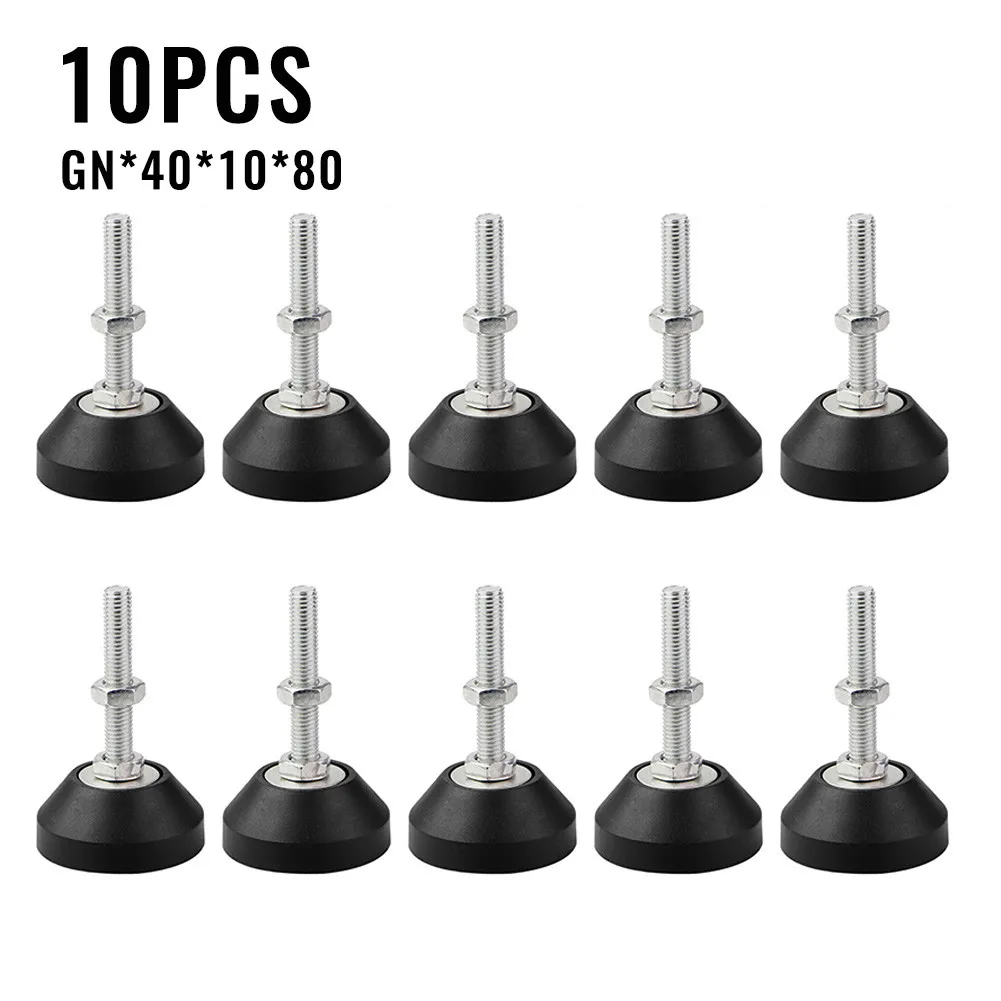 4/10 Pack Rated Adjustable Feet M10x80mm Articulating Base Heavy Duty Feet Nylon Metal This Helps To Promote A Strong Product
4/10 Pack Rated Adjustable Feet M10x80mm Articulating Base Heavy Duty Feet Nylon Metal This Helps To Promote A Strong Product