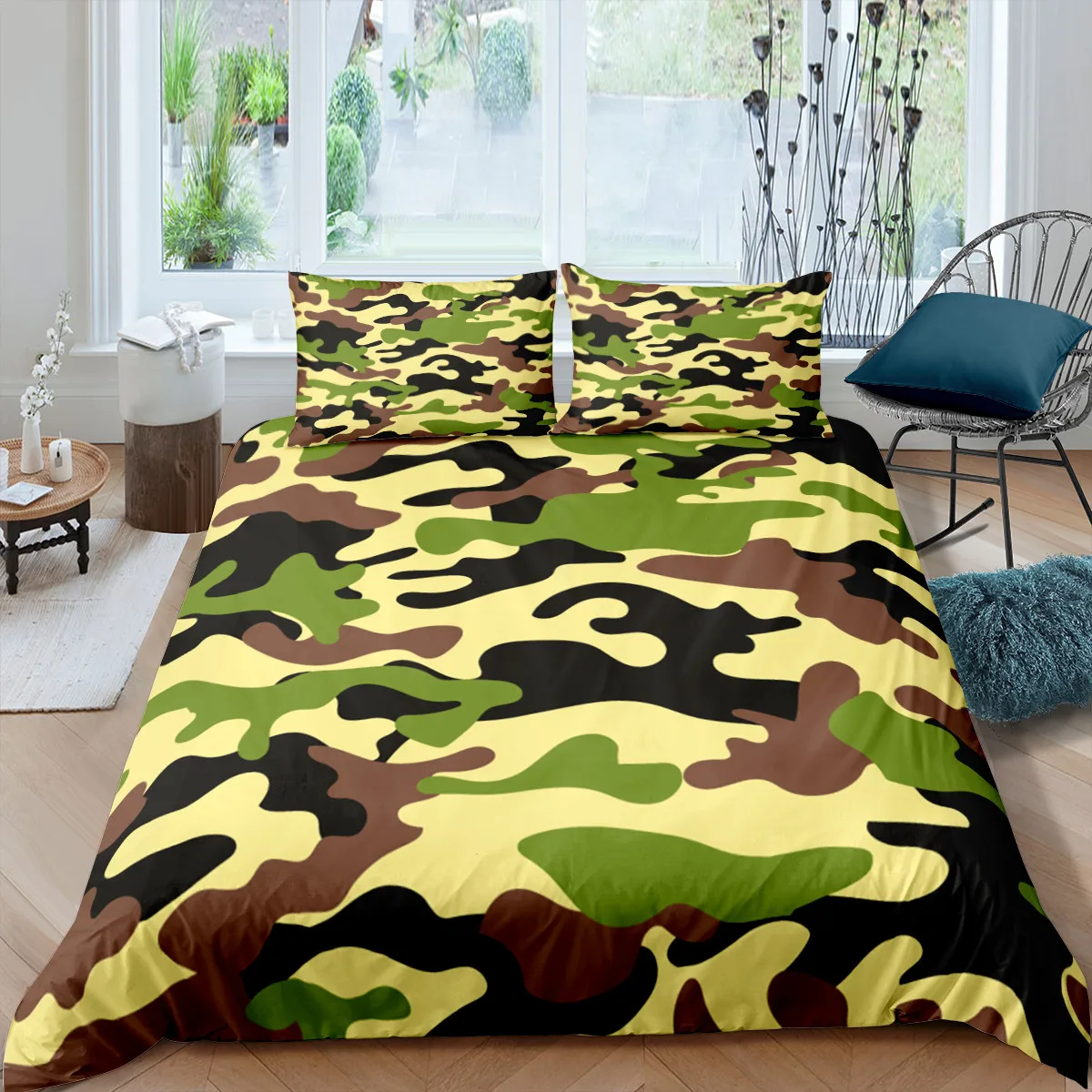 Home Textiles Luxury 3D Camouflage Print Duvet Cover Set 2/3 Pcs Pillowcase Kids Bedding Set AU/EU/UK/US Queen and King Size
Home Textiles Luxury 3D Camouflage Print Duvet Cover Set 2/3 Pcs Pillowcase Kids Bedding Set AU/EU/UK/US Queen and King Size