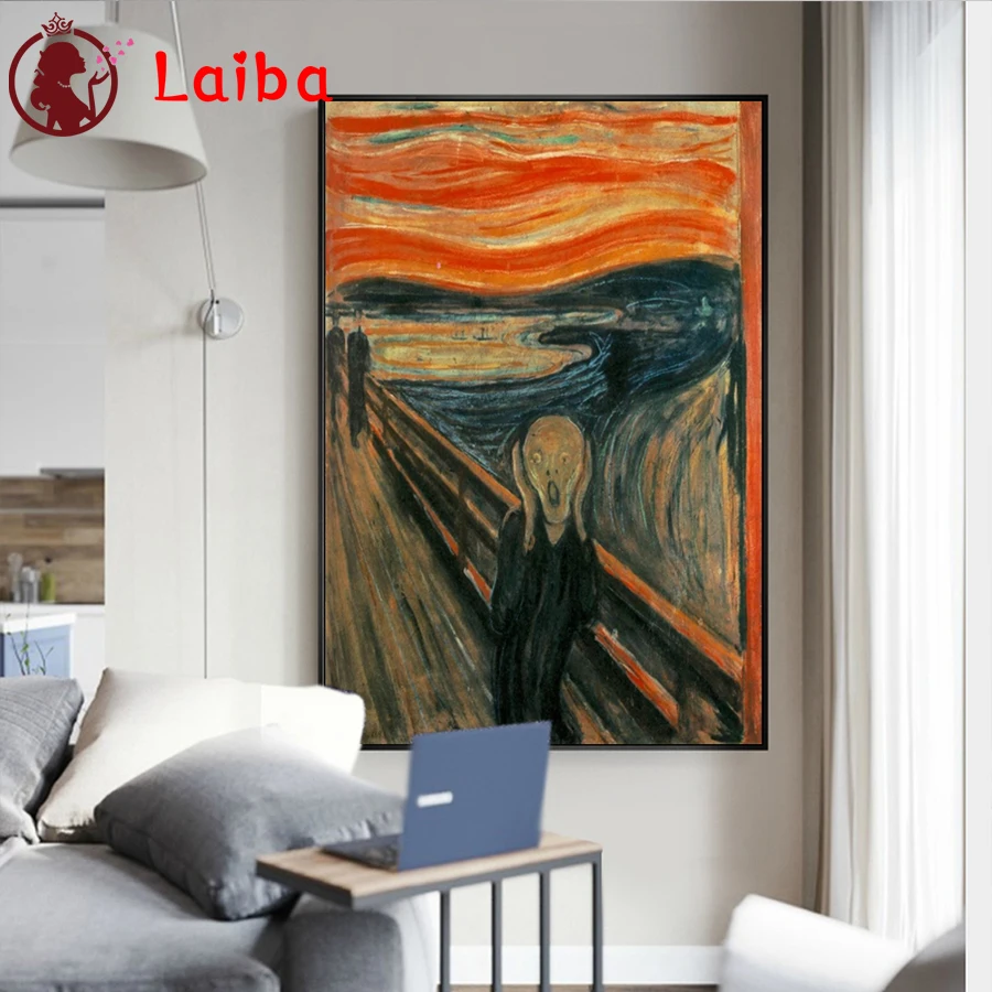 round square diamond Edvard Munch The Scream Famous embroidery full diamond painting stitch cross picture rhinestones home art
round square diamond Edvard Munch The Scream Famous embroidery full diamond painting stitch cross picture rhinestones home art