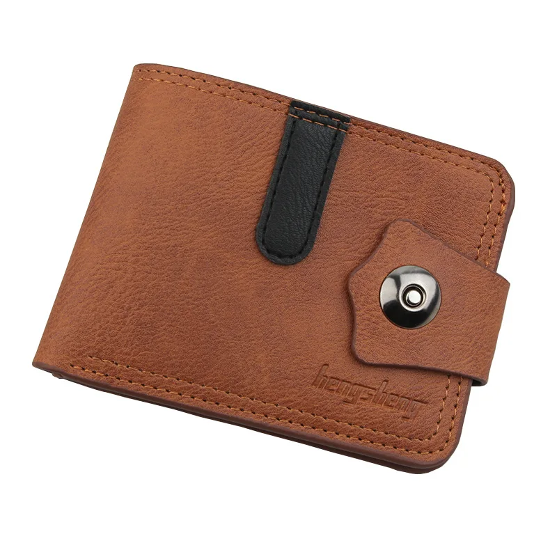 New Boys Customed Short Style Men Button Wallet 
New Boys Customed Short Style Men Button Wallet