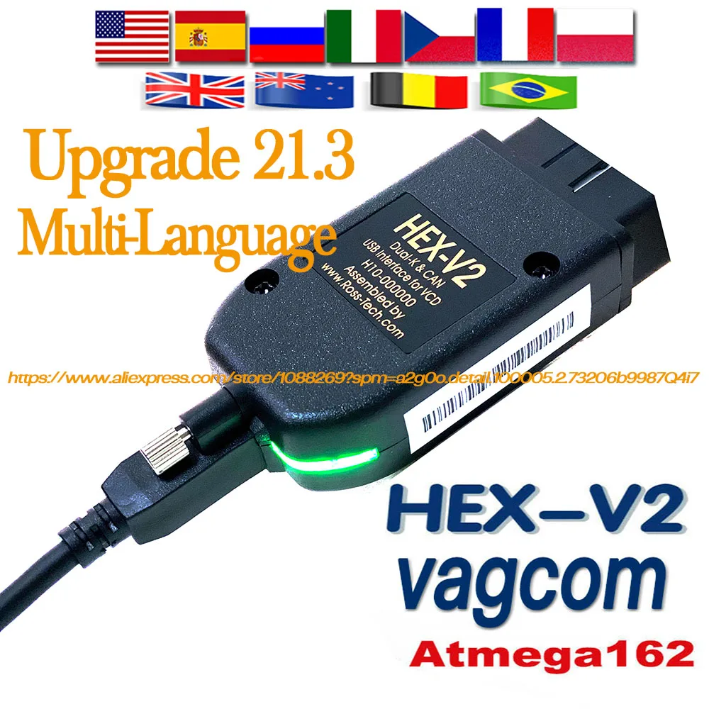 VAG Scanner V21.3 VAG Tool VAG KKL V20.12 VAG COM Cable OBD2 Diagnostic Cable ATMEGA162+16V8+FT232RQ OBD2 Scanner HEX V2 VAGCOM
VAG Scanner V21.3 VAG Tool VAG KKL V20.12 VAG COM Cable OBD2 Diagnostic Cable ATMEGA162+16V8+FT232RQ OBD2 Scanner HEX V2 VAGCOM
