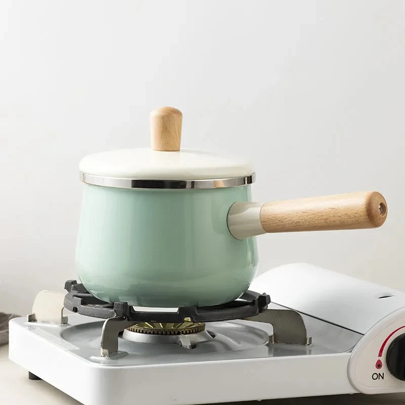 Enamel Enamel Single Handle Small Milk Pot Cute Noodle Cooking Pot Baby Food Supplement Hot Milk Pot Induction Cooker Gas
Enamel Enamel Single Handle Small Milk Pot Cute Noodle Cooking Pot Baby Food Supplement Hot Milk Pot Induction Cooker Gas