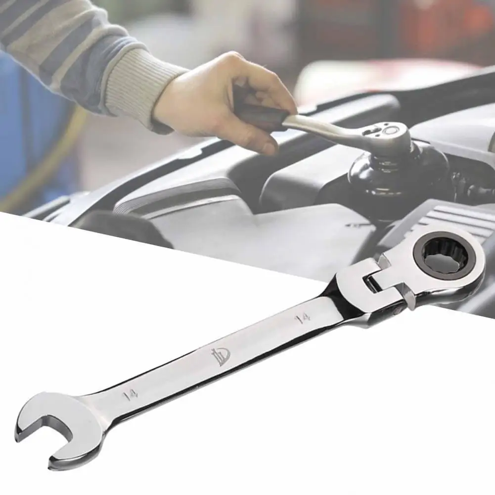 8-19mm Dual Purpose Wrench Adjustable Head 180-degree Rotary Professional 72-tooth Ratchet Spanner Vehicle Maintenance Tool
8-19mm Dual Purpose Wrench Adjustable Head 180-degree Rotary Professional 72-tooth Ratchet Spanner Vehicle Maintenance Tool