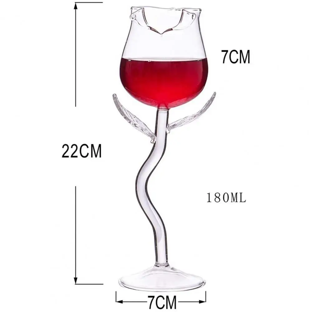 Hot Sales!! Wine Glass Exquisite Stable Base Transparent Rose Shape Goblet Cup for Home 
Hot Sales!! Wine Glass Exquisite Stable Base Transparent Rose Shape Goblet Cup for Home