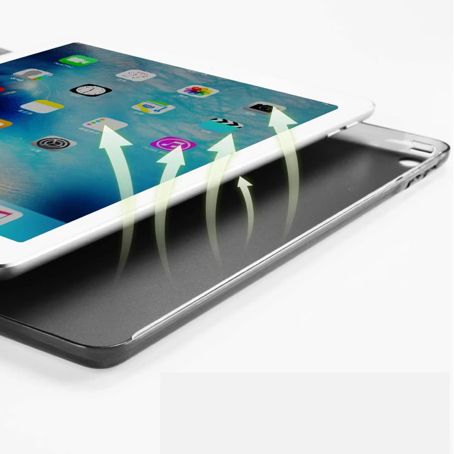QIJUN чехол для iPad Mini 1 2 3 7 9 дюймов Fundas ipad mini2 mini3 A1432 A1490 A1599 PC задняя крышка из