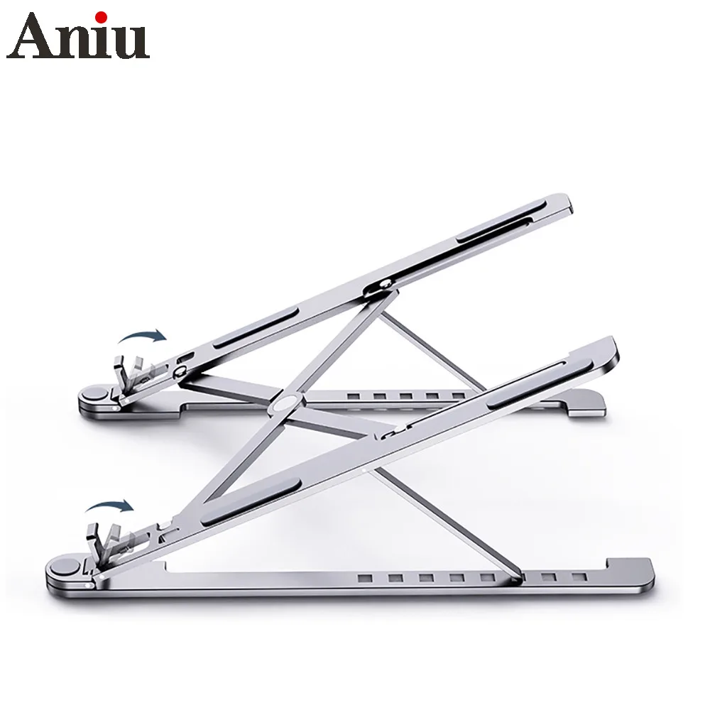 Aluminum Laptop Stand for Macbook Foldable Laptop Holder Adjustable Notebook Support Bracket Dell iPad pro Rack Non Slip Cooling
Aluminum Laptop Stand for Macbook Foldable Laptop Holder Adjustable Notebook Support Bracket Dell iPad pro Rack Non Slip Cooling