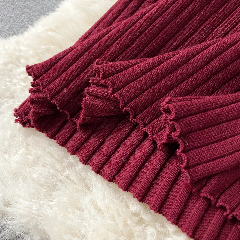 2020 Women Autumn Dress V Neck Knitting High Waist Bottoming Dress with Belt Solid High Elasticity Vintage Sexy Midi Dress Robe
2020 Women Autumn Dress V Neck Knitting High Waist Bottoming Dress with Belt Solid High Elasticity Vintage Sexy Midi Dress Robe