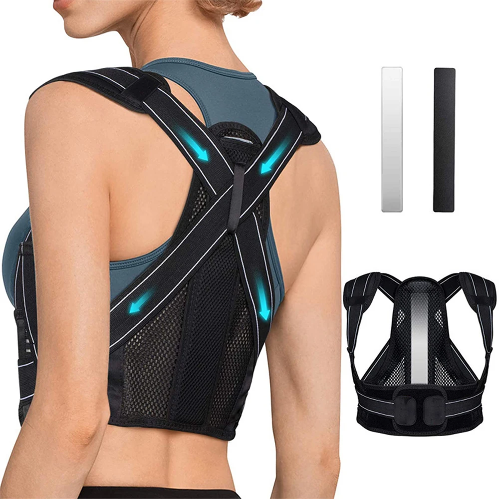 Unisex Back Posture Corrector To Prevent Kyphosis Adjustable Support Belt To Correct Waist Spine Sports Belt Stop Bend Over
Unisex Back Posture Corrector To Prevent Kyphosis Adjustable Support Belt To Correct Waist Spine Sports Belt Stop Bend Over