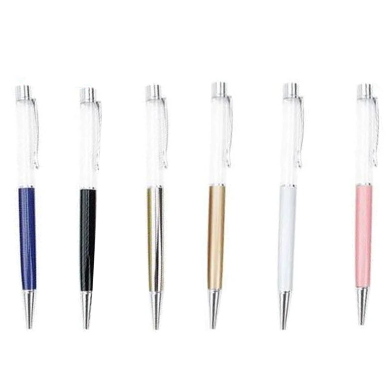 6Pcs/Set Blank Barrel DIY Crystal Ballpoint Pen Smooth Writing Metal Pens for Student School Office Supplies
6Pcs/Set Blank Barrel DIY Crystal Ballpoint Pen Smooth Writing Metal Pens for Student School Office Supplies