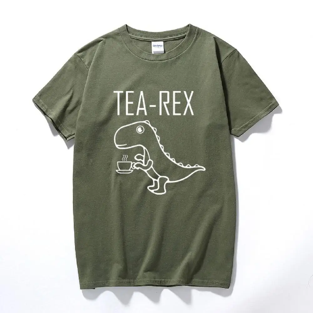 Tea rex mens t shirt funny joke pun dinosaur drink coffee novelty gift Cotton short sleeve t-shirt summer top camisetas
Tea rex mens t shirt funny joke pun dinosaur drink coffee novelty gift Cotton short sleeve t-shirt summer top camisetas