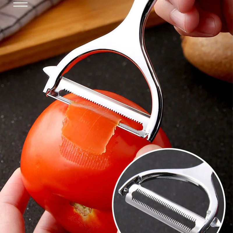 Mindless Stainless Steel Multifunctional Dunschiller Cutter Julienne Dunschiller Potato Carrot Rasp Kitchen Tool
Mindless Stainless Steel Multifunctional Dunschiller Cutter Julienne Dunschiller Potato Carrot Rasp Kitchen Tool