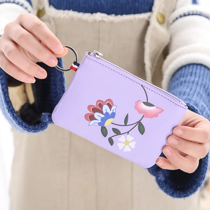 Fashion New Flower Key Chain Package Promotion Quality Pu Leather Women's Key Wallet Student Small Wallet Gift Wholesale
Fashion New Flower Key Chain Package Promotion Quality Pu Leather Women's Key Wallet Student Small Wallet Gift Wholesale