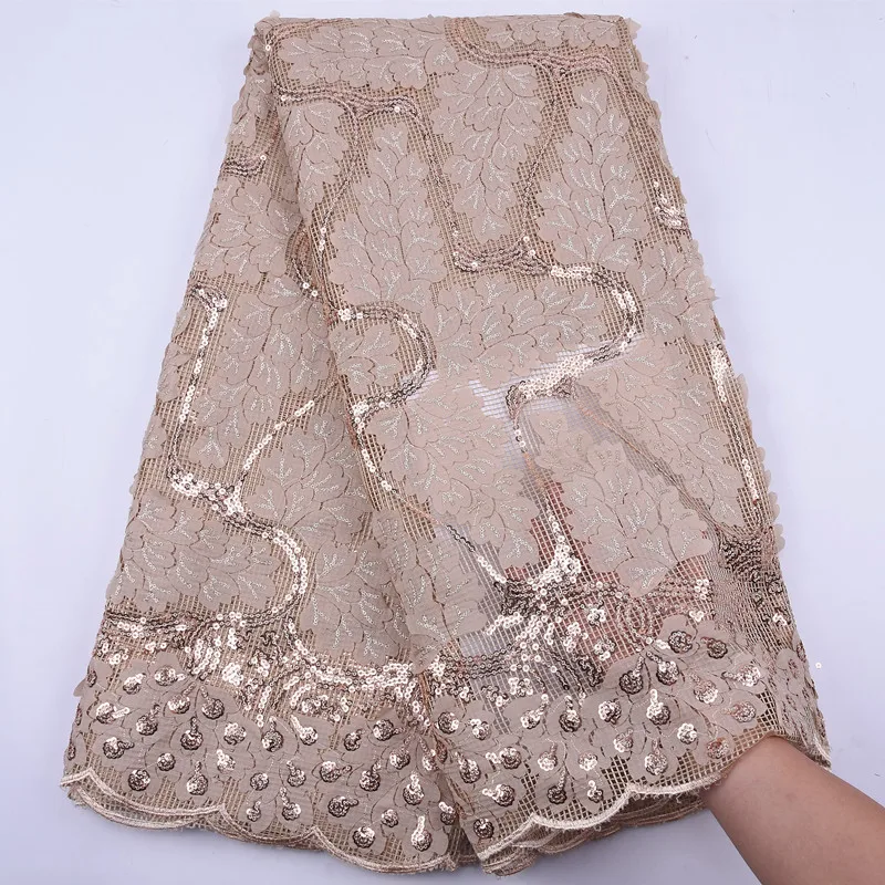 Best Selling Gold Nigerian African Mesh Lace Fabric High Quality Sequins French Tulle Lace Material For Bridal Dress Cloth Sew
Best Selling Gold Nigerian African Mesh Lace Fabric High Quality Sequins French Tulle Lace Material For Bridal Dress Cloth Sew