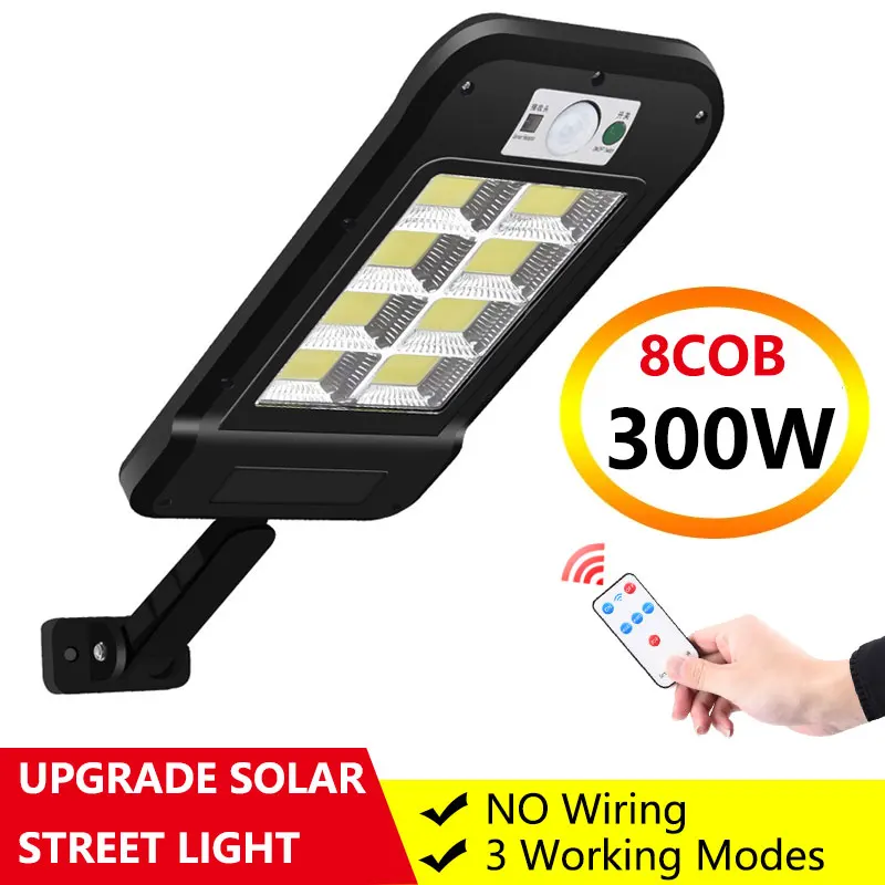 Upgraded Solar Street Light 6/8COB Remote Control IP65 Waterproof Outdoor Solar Wall Lamp PIR Motion Sensor Garden Street Lights
Upgraded Solar Street Light 6/8COB Remote Control IP65 Waterproof Outdoor Solar Wall Lamp PIR Motion Sensor Garden Street Lights