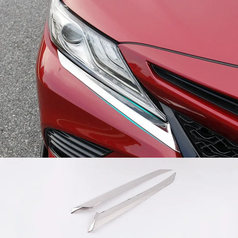 For Toyota Camry 2018 2019 2020 Stainless Steel Headlight Eyebrow Cover Trim Front Light Head Lamp Eyelid Strip Accessories 2pcs
For Toyota Camry 2018 2019 2020 Stainless Steel Headlight Eyebrow Cover Trim Front Light Head Lamp Eyelid Strip Accessories 2pcs