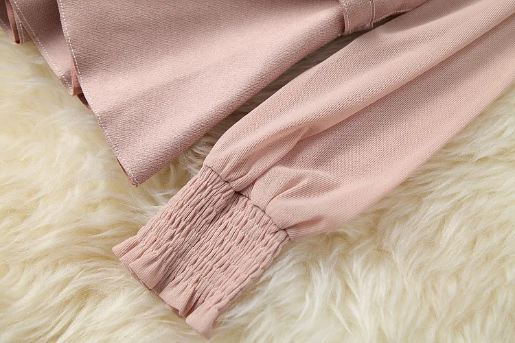 European and American women's clothing 2020 autumn new style Long-sleeved mesh blouse Wide-leg pants suede Fashion suits
European and American women's clothing 2020 autumn new style Long-sleeved mesh blouse Wide-leg pants suede Fashion suits