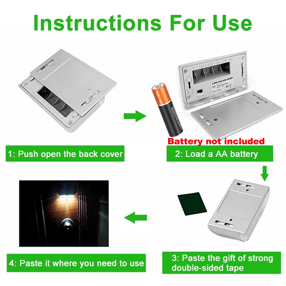 Home Keyhole Lamp Infrared PIR Wireless Motion Sensor Detector 4 LED Light lamp for Kitchen Hallway Stairway Warehouse
Home Keyhole Lamp Infrared PIR Wireless Motion Sensor Detector 4 LED Light lamp for Kitchen Hallway Stairway Warehouse