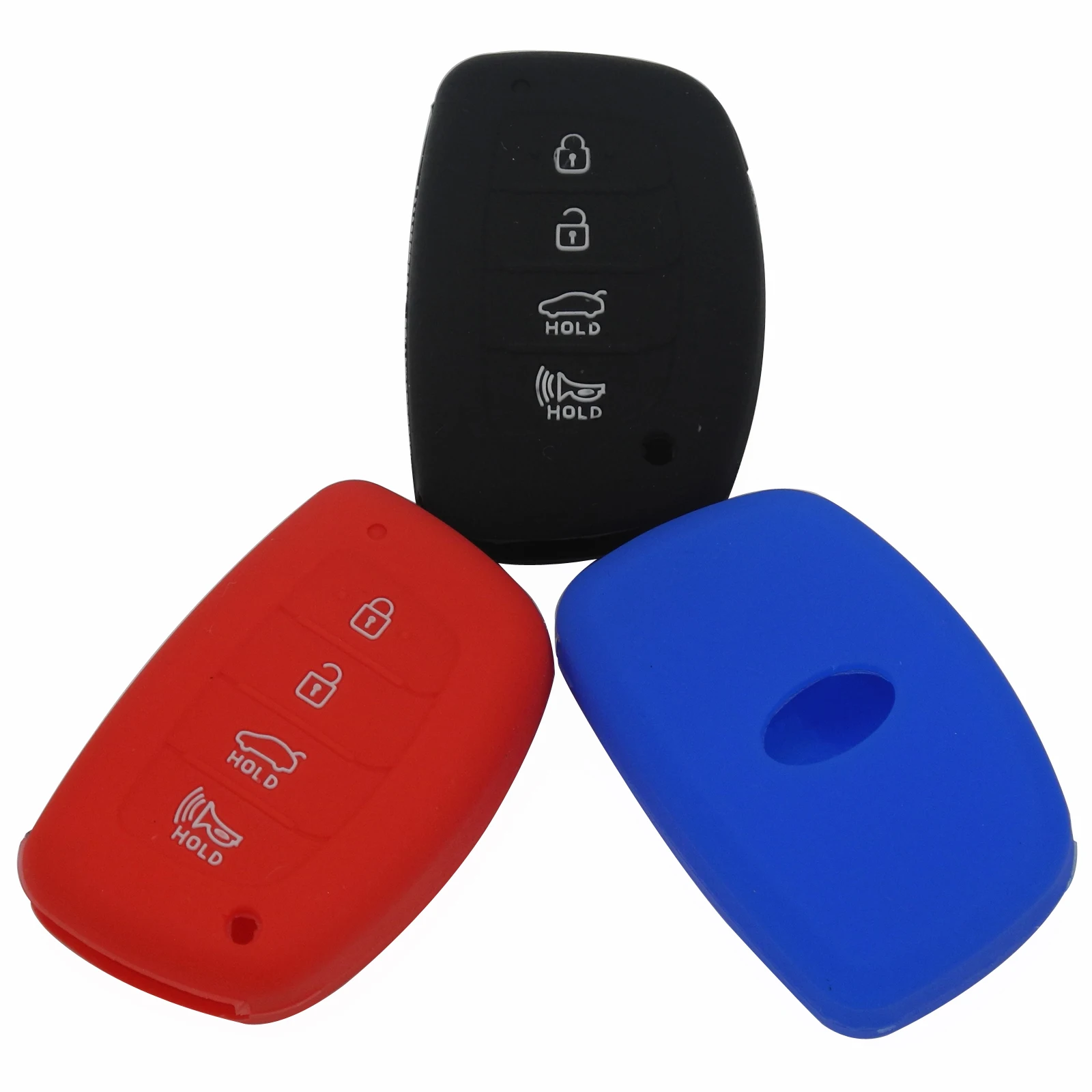 Kutery Silicone Rubber Car Key Cover For Hyundai Avante Mistra Grandeur Sonata Santa Fe Remote Car Key Case Protecter 4Buttons
Kutery Silicone Rubber Car Key Cover For Hyundai Avante Mistra Grandeur Sonata Santa Fe Remote Car Key Case Protecter 4Buttons