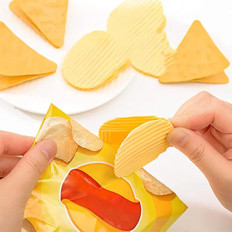 Креативные зажимы в форме картофельных чипсов, 2 шт., зажимы для пищевых продуктов, упаковщик для хлеба, закусок, пищевые зажимы, зажим для ге... 
Креативные зажимы в форме картофельных чипсов, 2 шт., зажимы для пищевых продуктов, упаковщик для хлеба, закусок, пищевые зажимы, зажим для ге...