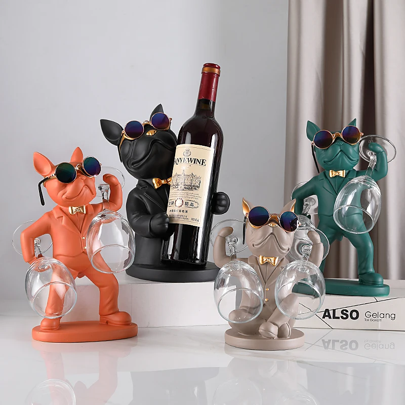 Bulldog Animal Figurines Wine rack Table Ornaments Dog Model Statue Sculpture Home Decoration Accessories Living Room Decor
Bulldog Animal Figurines Wine rack Table Ornaments Dog Model Statue Sculpture Home Decoration Accessories Living Room Decor