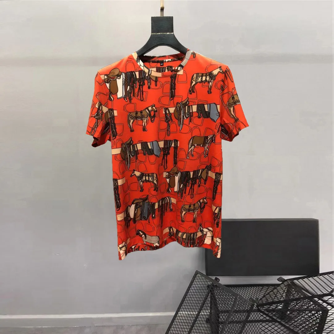 Summer Chic 2021 Women/men's casual T-shirts Europe Style Hot fashion print Men Tee Tops B771
Summer Chic 2021 Women/men's casual T-shirts Europe Style Hot fashion print Men Tee Tops B771