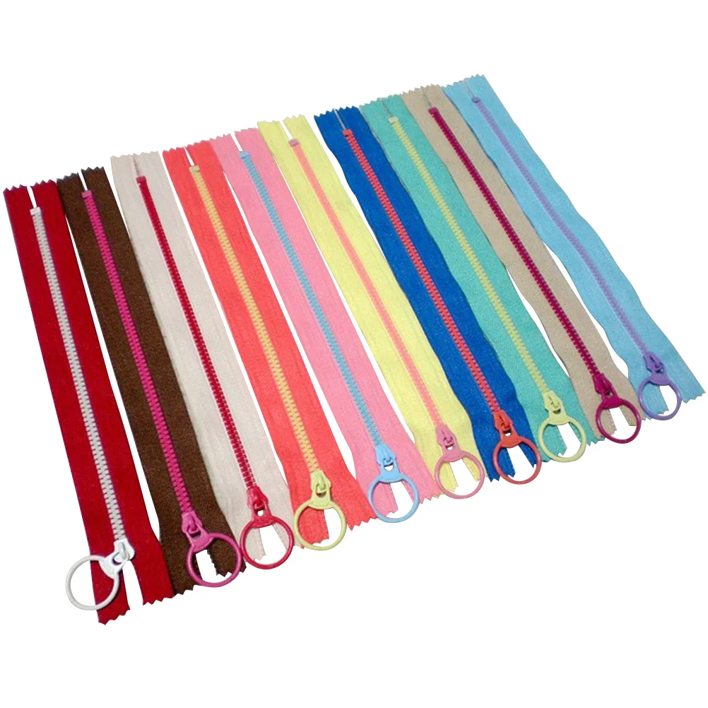 20pcs Plastic Resin Zippers with Lifting Ring Colorful Zipper for Tailor Sewing Crafts Bag Garment
20pcs Plastic Resin Zippers with Lifting Ring Colorful Zipper for Tailor Sewing Crafts Bag Garment